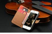 Кожаный чехол для iPhone 5/5S, фиолетовый
