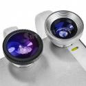 Купить Набор объективов 3в1 для телефона (fisheye180+wide+macro)